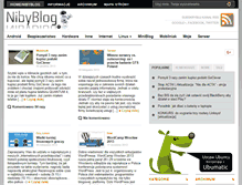 Tablet Screenshot of nibyblog.pl